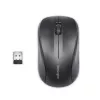 Kensington Wireless ValuMaus, beidhändig, Optisch, RF Wireless, 1000 DPI, Schwarz