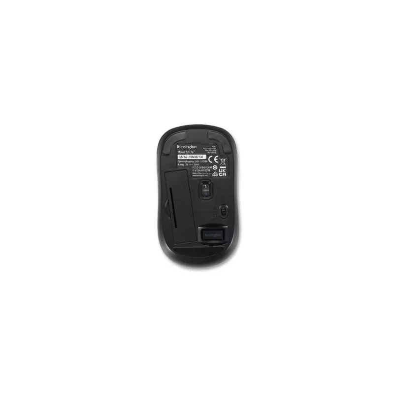 Kensington Wireless ValuMaus, beidhändig, Optisch, RF Wireless, 1000 DPI, Schwarz