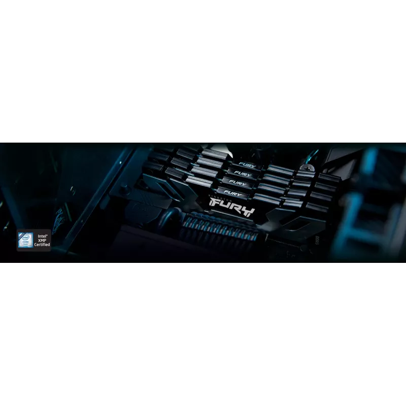 Kingston Technology FURY 16GB 6400MT/s DDR5 CL32 DIMM Renegade Silver
