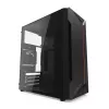PC-Gehäuse KRUX Astro Cube Schwarz — Cube-Chassis, unterstützt Micro ATX/Mini-ITX, 1×3,5 Zoll + 2×2,5 Zoll Einschübe, Seitenfenster, max. Netzteil 28 cm, max. Kühlerhöhe 136 mm