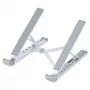 StarTech.com Faltbarer Laptop-Riser-Ständer, tragbarer höhenverstellbarer ergonomischer Laptop-Ständer, belüfteter Aluminiumrahmen trägt 10 kg, neigbar/erhöht/abgewinkelt für Laptop/Tablet, zusammenklappbares Design