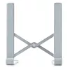 StarTech.com Faltbarer Laptop-Riser-Ständer, tragbarer höhenverstellbarer ergonomischer Laptop-Ständer, belüfteter Aluminiumrahmen trägt 10 kg, neigbar/erhöht/abgewinkelt für Laptop/Tablet, zusammenklappbares Design