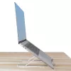 StarTech.com Faltbarer Laptop-Riser-Ständer, tragbarer höhenverstellbarer ergonomischer Laptop-Ständer, belüfteter Aluminiumrahmen trägt 10 kg, neigbar/erhöht/abgewinkelt für Laptop/Tablet, zusammenklappbares Design