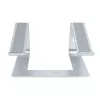 StarTech.com Laptop-Ständer für den Schreibtisch, unterstützt 5 kg/11 lb, Aluminium, Silber, ergonomische Laptop-Erhöhung, tragbarer Laptop-Halter, Computer-Ständer für MacBook Air/Pro, Dell XPS, Lenovo