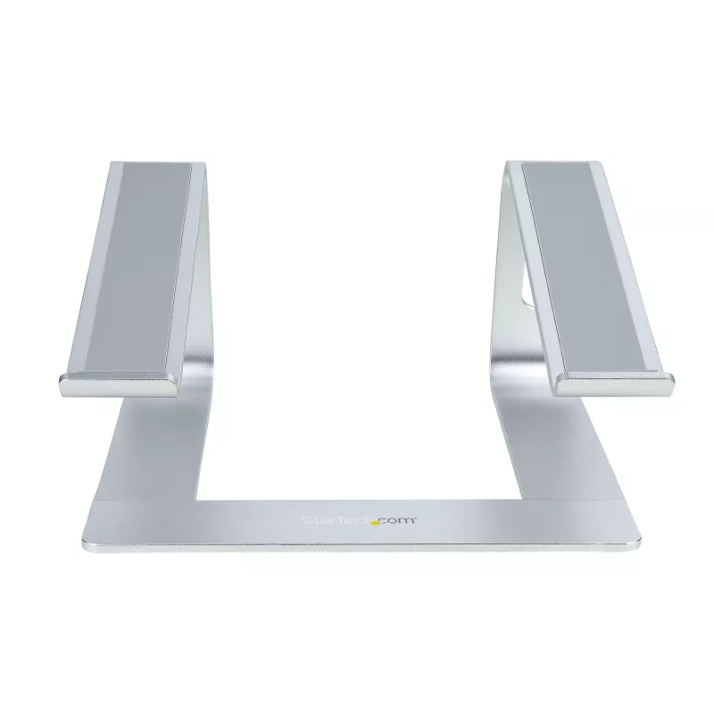 StarTech.com Laptop-Ständer für den Schreibtisch, unterstützt 5 kg/11 lb, Aluminium, Silber, ergonomische Laptop-Erhöhung, tragbarer Laptop-Halter, Computer-Ständer für MacBook Air/Pro, Dell XPS, Lenovo