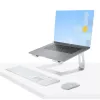 StarTech.com Laptop-Ständer für den Schreibtisch, unterstützt 5 kg/11 lb, Aluminium, Silber, ergonomische Laptop-Erhöhung, tragbarer Laptop-Halter, Computer-Ständer für MacBook Air/Pro, Dell XPS, Lenovo