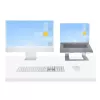 StarTech.com Laptop-Ständer für den Schreibtisch, unterstützt 5 kg/11 lb, Aluminium, Silber, ergonomische Laptop-Erhöhung, tragbarer Laptop-Halter, Computer-Ständer für MacBook Air/Pro, Dell XPS, Lenovo