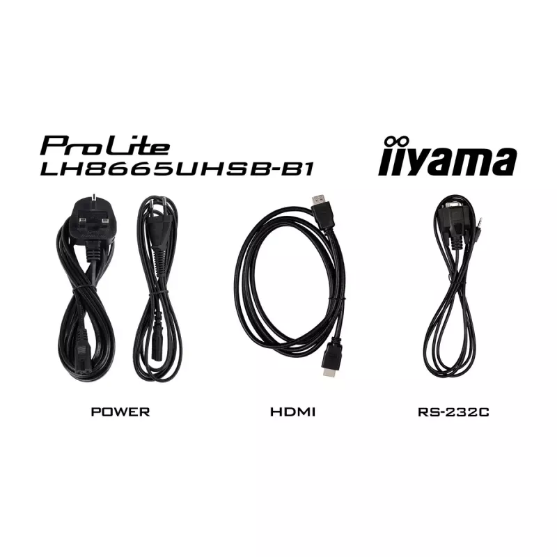 iiyama LH8665UHSB-B1 Signage Display Kiosk-Design 2,18 m (86 Zoll) LED Wi-Fi 800 cd/m² 4K Ultra HD Schwarz Integrierter Prozessor Android 11 24/7