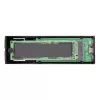 StarTech.com USB-C 10 Gbit/s auf M.2 NVMe oder M.2 SATA SSD-Gehäuse – Werkzeugloses externes Aluminiumgehäuse für M.2 PCIe/SATA NGFF SSD – USB Typ-C und Typ-A Hostkabel – Unterstützt 2230/2242/2260/2280