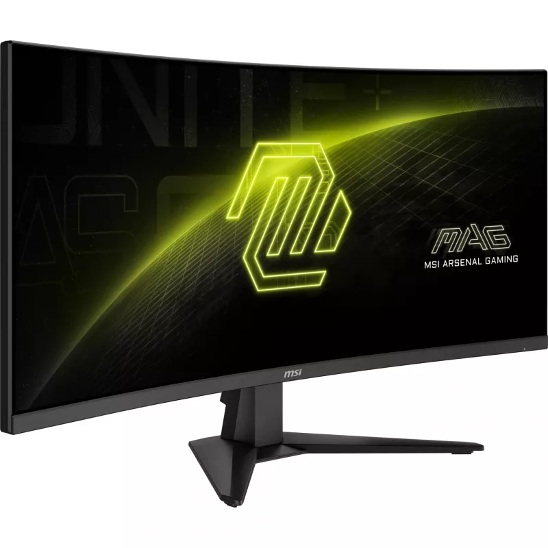 MSI MAG 346CQ Computer Monitor 86,4 cm (34 Zoll) 3440 x 1440 Pixel UltraWide Dual Quad HD LCD Schwarz