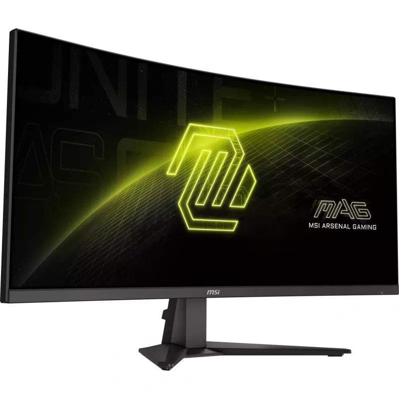 MSI MAG 346CQ Computer Monitor 86,4 cm (34 Zoll) 3440 x 1440 Pixel UltraWide Dual Quad HD LCD Schwarz
