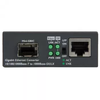 StarTech.com Gigabit Ethernet Fiber Media Converter mit offenem SFP-Slot