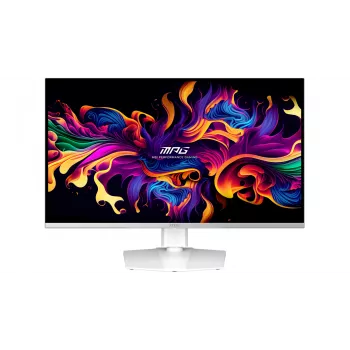 MSI MPG 321URXW QD-OLED Computer Monitor 80 cm (31,5 Zoll) 3840 x 2160 Pixel 4K Ultra HD Weiß