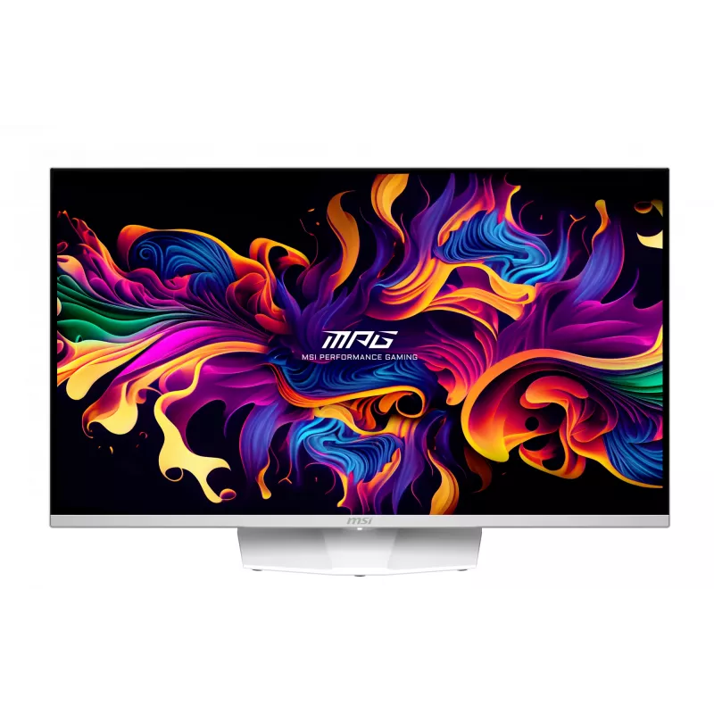 MSI MPG 321URXW QD-OLED Computer Monitor 80 cm (31,5 Zoll) 3840 x 2160 Pixel 4K Ultra HD Weiß