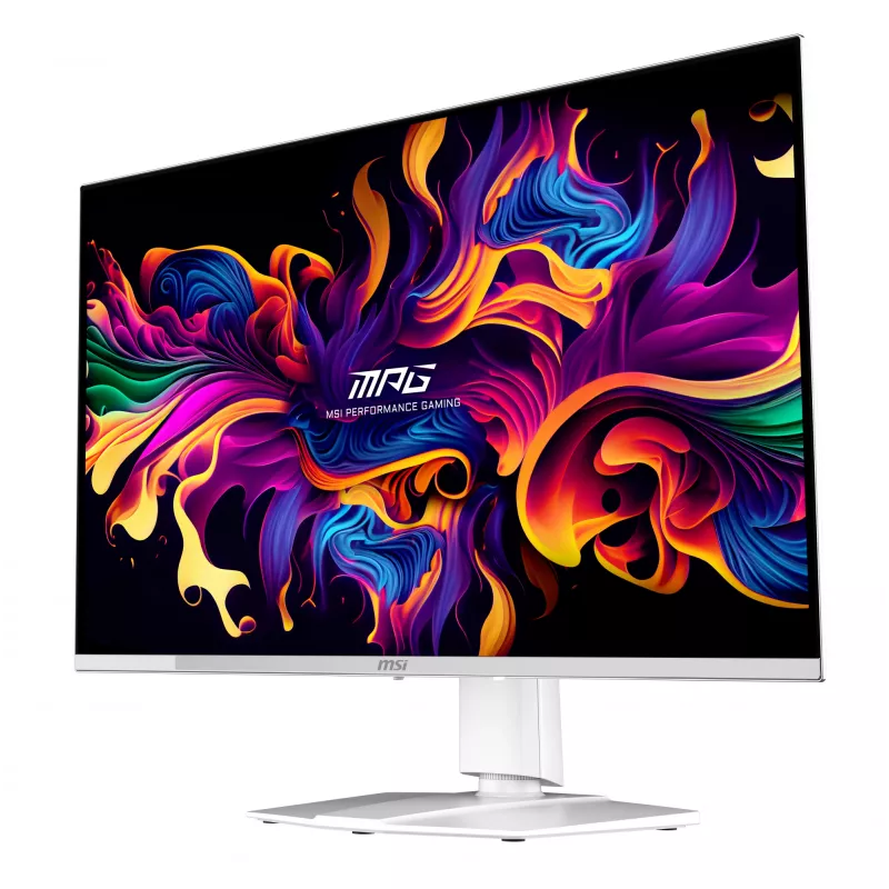 MSI MPG 321URXW QD-OLED Computer Monitor 80 cm (31,5 Zoll) 3840 x 2160 Pixel 4K Ultra HD Weiß