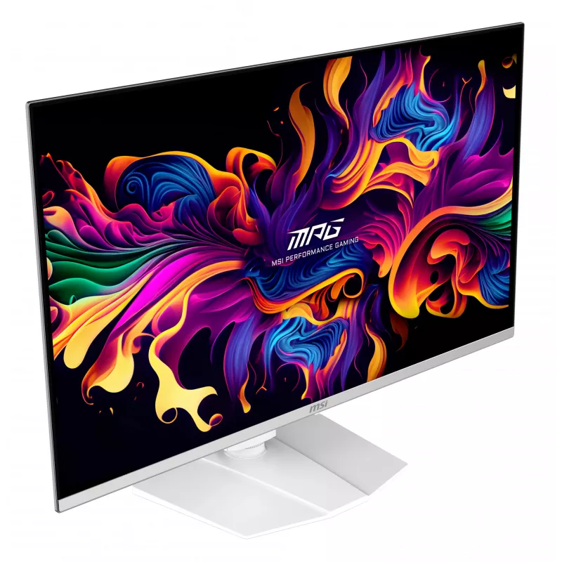 MSI MPG 321URXW QD-OLED Computer Monitor 80 cm (31,5 Zoll) 3840 x 2160 Pixel 4K Ultra HD Weiß