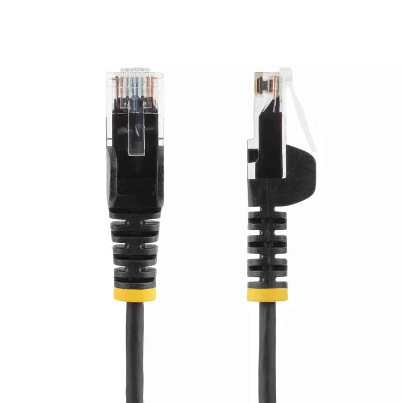 StarTech.com 1 m CAT6-Kabel – schlank – Snagless RJ45-Stecker – Schwarz