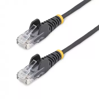 StarTech.com 2 m CAT6-Kabel – schlank – rastnasenfreie RJ45-Stecker – Schwarz