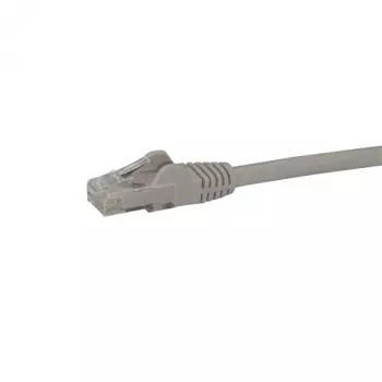 StarTech.com 10 m CAT6 Ethernet-Kabel – Grau – CAT 6 Gigabit Ethernet-Leitung – 250 MHz 100 W PoE RJ45 UTP Netzwerk-/Patchkabel, rastnasenschutz mit Zugentlastung, einzeln geprüft