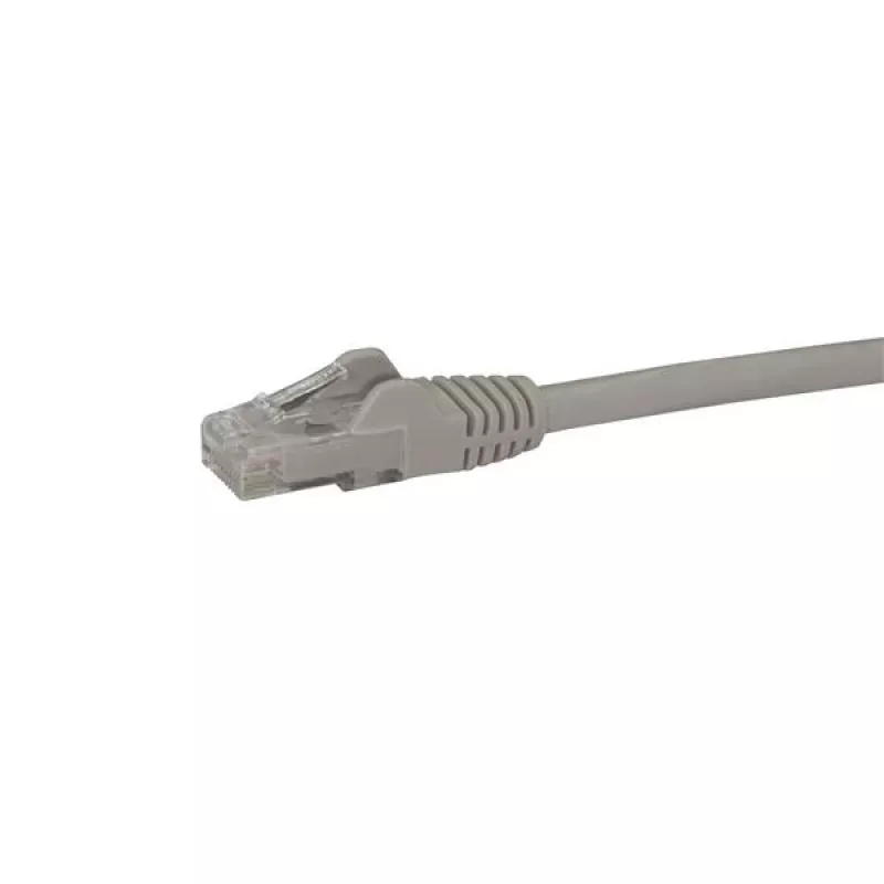 StarTech.com 10 m CAT6 Ethernet-Kabel – Grau – CAT 6 Gigabit Ethernet-Leitung – 250 MHz 100 W PoE RJ45 UTP Netzwerk-/Patchkabel, rastnasenschutz mit Zugentlastung, einzeln geprüft
