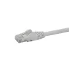 StarTech.com 10m CAT6 Ethernet-Kabel – Weiß, CAT 6 Gigabit-Ethernet-Kabel – 250 MHz, 100 W PoE, RJ45, UTP, Netzwerk-/Patchkabel, rastnasenschutz, mit Zugentlastung, einzeln getestet
