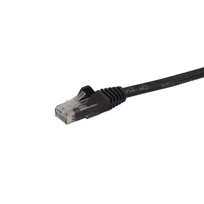 StarTech.com 2m CAT6 Ethernet-Kabel – Schwarz CAT 6 Gigabit Ethernet Leitung – 250 MHz 100 W PoE RJ45 UTP Netzwerk-/Patchkabel, rastnasenschutz mit Zugentlastung, einzeln geprüft