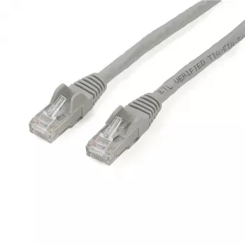 StarTech.com 2m CAT6 Ethernet-Kabel – Grau, CAT-6-Gigabit-Ethernet-Kabel – 250 MHz, 100 W PoE, RJ45, UTP, Netzwerk-/Patchkabel, rastnasenschutz mit Zugentlastung, einzeln getestet