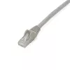 StarTech.com 2m CAT6 Ethernet-Kabel – Grau, CAT-6-Gigabit-Ethernet-Kabel – 250 MHz, 100 W PoE, RJ45, UTP, Netzwerk-/Patchkabel, rastnasenschutz mit Zugentlastung, einzeln getestet