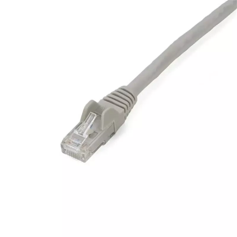 StarTech.com 2m CAT6 Ethernet-Kabel – Grau, CAT-6-Gigabit-Ethernet-Kabel – 250 MHz, 100 W PoE, RJ45, UTP, Netzwerk-/Patchkabel, rastnasenschutz mit Zugentlastung, einzeln getestet