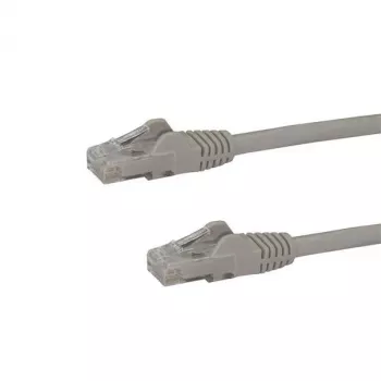 StarTech.com 5m CAT6 Ethernet-Kabel – Grau CAT 6 Gigabit Ethernet-Kabel – 250MHz 100W PoE RJ45 UTP Netzwerk-/Patchkabel mit Snagless-Boot und Zugentlastung, einzeln getestet