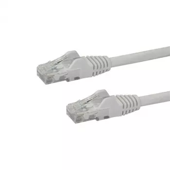 StarTech.com 7m CAT6 Ethernet-Kabel - Weiß CAT 6 Gigabit Ethernet Kabel - 250MHz 100W PoE RJ45 UTP Netzwerk-/Patchkabel rastnasenfrei mit Zugentlastung einzeln getestet