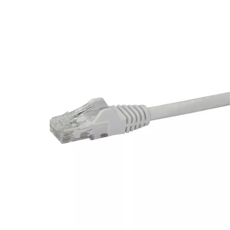 StarTech.com 7m CAT6 Ethernet-Kabel - Weiß CAT 6 Gigabit Ethernet Kabel - 250MHz 100W PoE RJ45 UTP Netzwerk-/Patchkabel rastnasenfrei mit Zugentlastung einzeln getestet