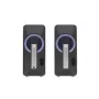 GENESIS Helium 100 BT RGB Lautsprecherset 10 W PC/Laptop Schwarz, Silber 2.0-Kanäle Bluetooth