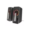 GENESIS Helium 100 BT RGB Lautsprecherset 10 W PC/Laptop Schwarz, Silber 2.0-Kanäle Bluetooth