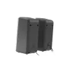 GENESIS Helium 100 BT RGB Lautsprecherset 10 W PC/Laptop Schwarz, Silber 2.0-Kanäle Bluetooth