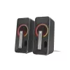 GENESIS Helium 100 BT RGB Lautsprecherset 10 W PC/Laptop Schwarz, Silber 2.0-Kanäle Bluetooth