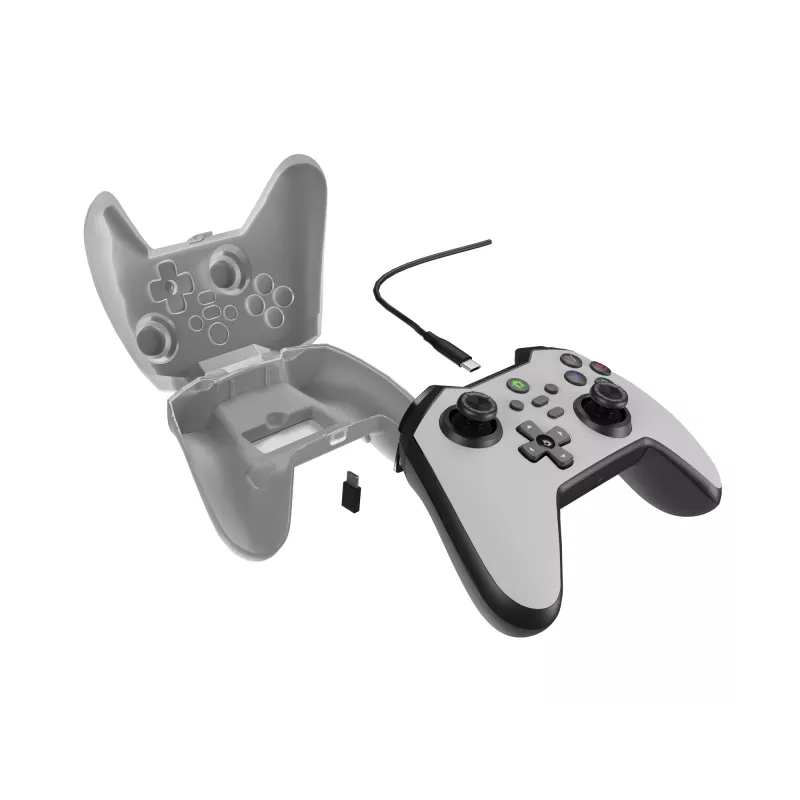 GENESIS Mangan 300 Weiß USB Gamepad Analog / Digital Android, Nintendo Switch, PC