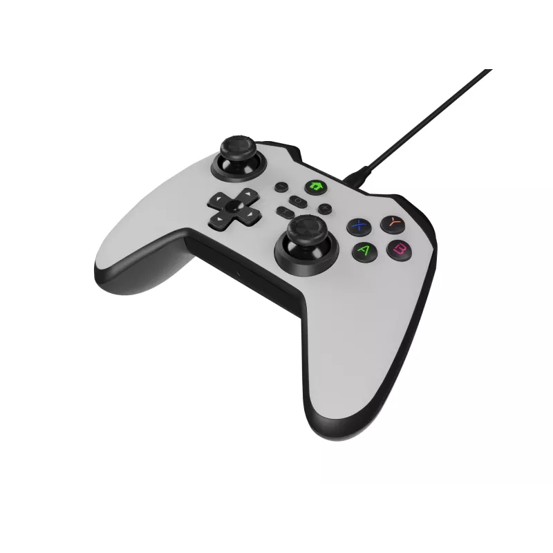 GENESIS Mangan 300 Weiß USB Gamepad Analog / Digital Android, Nintendo Switch, PC