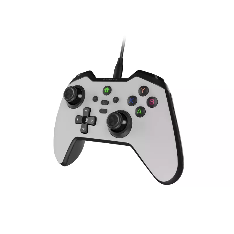 GENESIS Mangan 300 Weiß USB Gamepad Analog / Digital Android, Nintendo Switch, PC