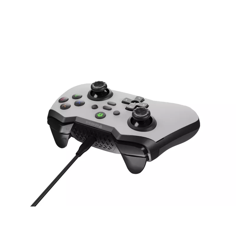 GENESIS Mangan 300 Weiß USB Gamepad Analog / Digital Android, Nintendo Switch, PC