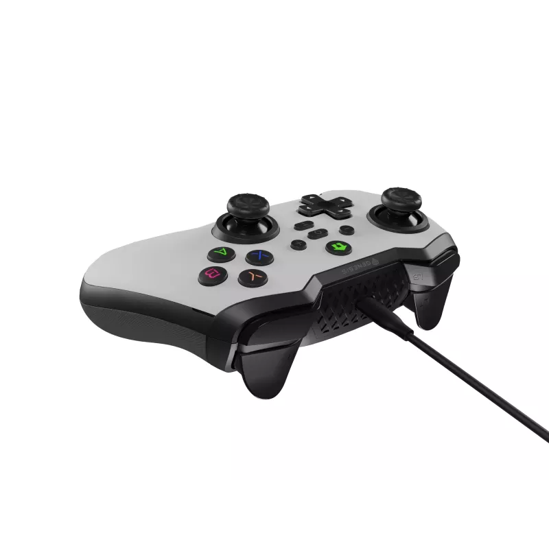 GENESIS Mangan 300 Weiß USB Gamepad Analog / Digital Android, Nintendo Switch, PC