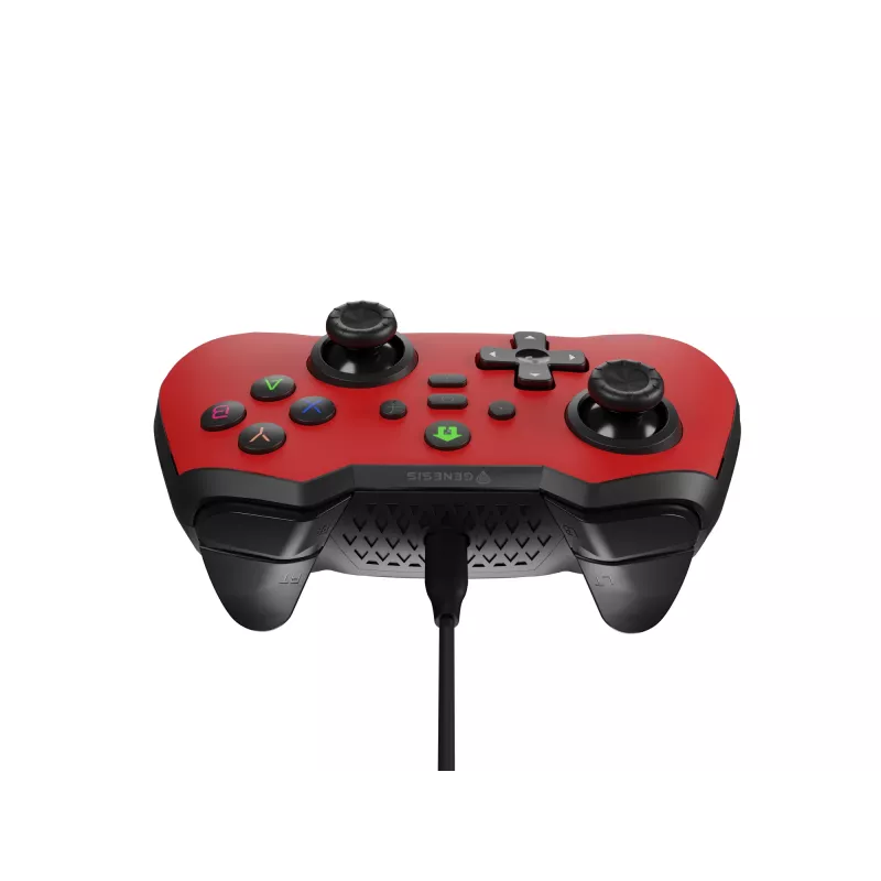 GENESIS Mangan 300 Red USB Gamepad Analog / Digital Android, Nintendo Switch, PC