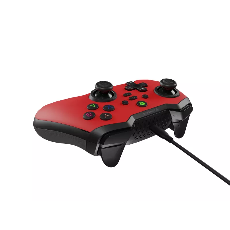 GENESIS Mangan 300 Red USB Gamepad Analog / Digital Android, Nintendo Switch, PC