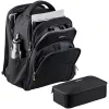 StarTech.com 15,6 Zoll Laptop-Rucksack mit herausnehmbarem Zubehör-Organizer - Professioneller IT-Tech-Rucksack für Arbeit/Reisen/Pendeln - Ergonomische Computertasche - Strapazierfähiges ballistisches Nylon - Notebook-/Tablet-Fächer