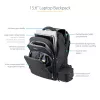 StarTech.com 15,6 Zoll Laptop-Rucksack mit herausnehmbarem Zubehör-Organizer - Professioneller IT-Tech-Rucksack für Arbeit/Reisen/Pendeln - Ergonomische Computertasche - Strapazierfähiges ballistisches Nylon - Notebook-/Tablet-Fächer