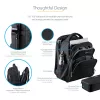 StarTech.com 15,6 Zoll Laptop-Rucksack mit herausnehmbarem Zubehör-Organizer - Professioneller IT-Tech-Rucksack für Arbeit/Reisen/Pendeln - Ergonomische Computertasche - Strapazierfähiges ballistisches Nylon - Notebook-/Tablet-Fächer