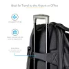 StarTech.com 15,6 Zoll Laptop-Rucksack mit herausnehmbarem Zubehör-Organizer - Professioneller IT-Tech-Rucksack für Arbeit/Reisen/Pendeln - Ergonomische Computertasche - Strapazierfähiges ballistisches Nylon - Notebook-/Tablet-Fächer
