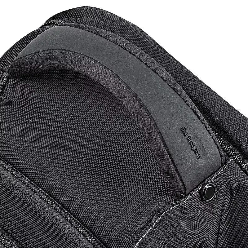 StarTech.com 17,3-Zoll-Laptop-Rucksack mit herausnehmbarem Zubehör-Organizer-Case – Professioneller IT-Tech-Rucksack für Arbeit/Reisen/Pendeln – Ergonomische Computertasche – Robustes ballistisches Nylon – Notebook-/Tablet-Fächer