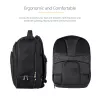 StarTech.com 17,3-Zoll-Laptop-Rucksack mit herausnehmbarem Zubehör-Organizer-Case – Professioneller IT-Tech-Rucksack für Arbeit/Reisen/Pendeln – Ergonomische Computertasche – Robustes ballistisches Nylon – Notebook-/Tablet-Fächer