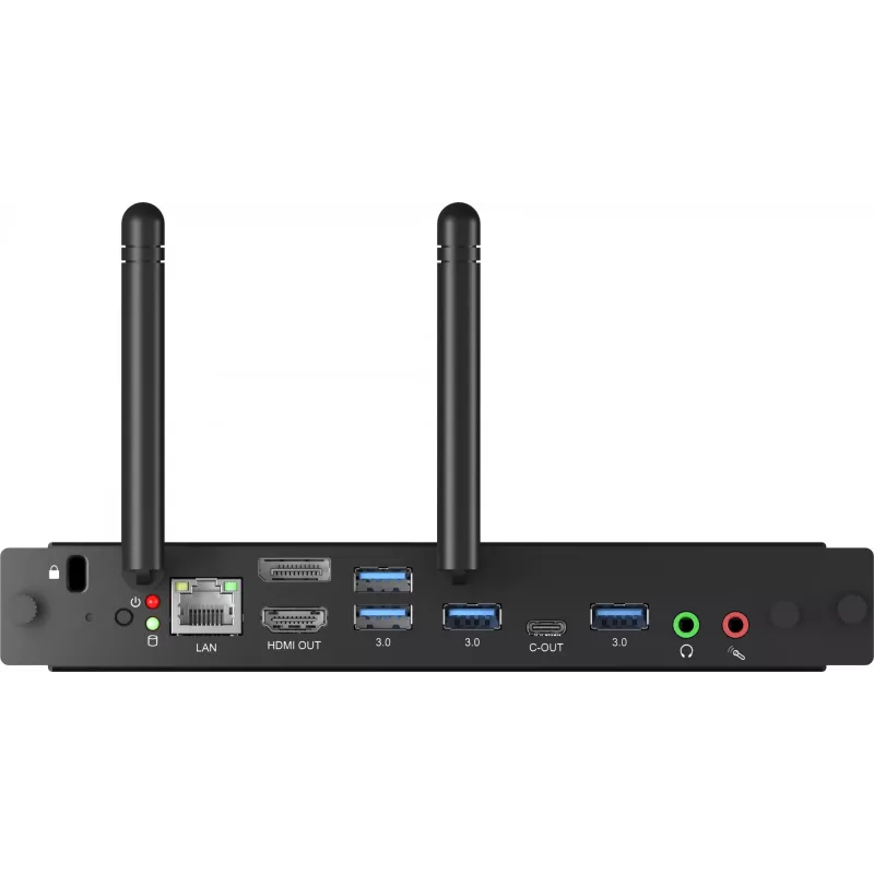 iiyama OPC51204BC-1 PC/Workstation Intel® Core™ i5 i5-12450H 8 GB DDR4-SDRAM 256 GB SSD Windows 11 IoT Enterprise Mini-PC Schwarz